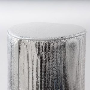 Fodere cucite con bordo colorato elastico per cilindro in alluminio