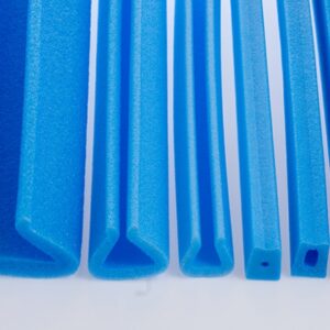 Salvabordi blu in polietilene espanso forma ad L forma a U flessibili e riciclabili